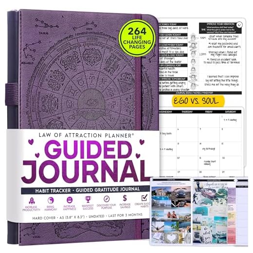 Planificador de vida y objetivos de la ley de atracción, planificador de día de lujo sin fechas, diario de gratitud personal, planificador de éxito de la semana, tablero de visión + pegatinas
