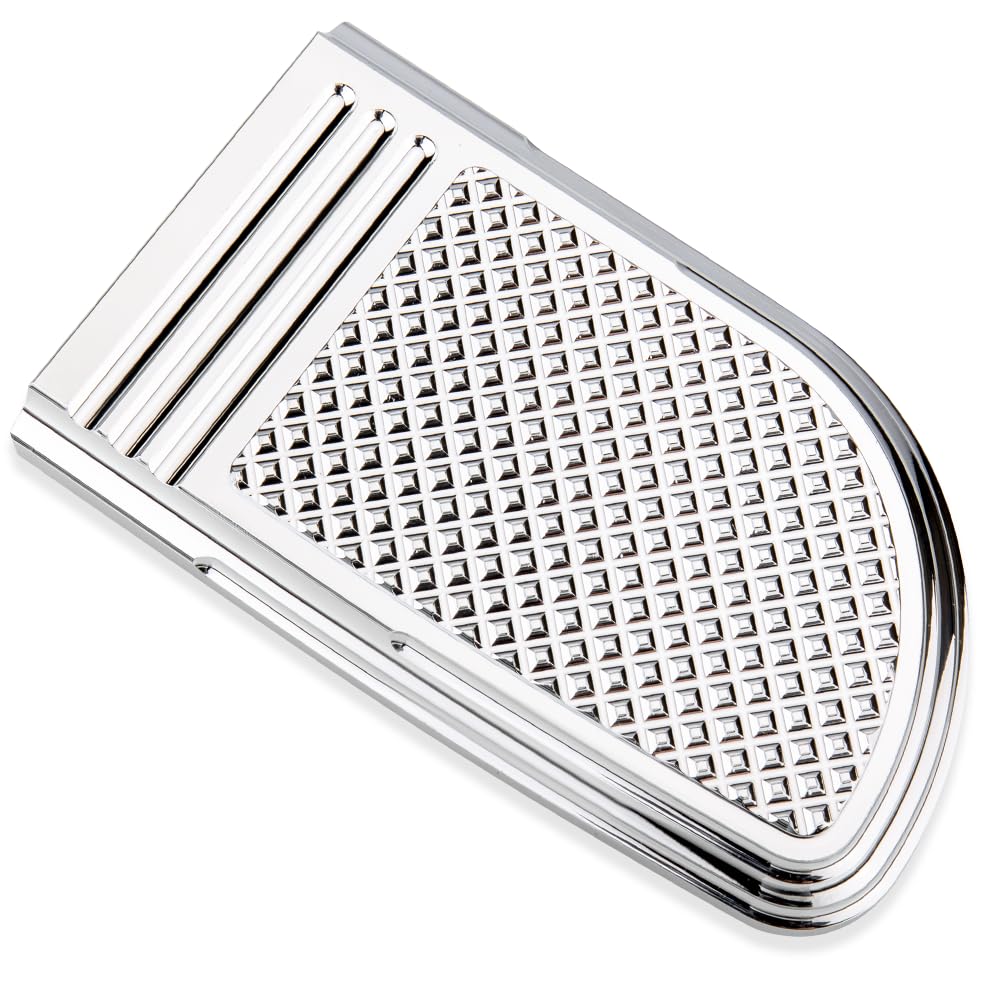 Brake Pedal Cover Compatible with Harley softail Heritage Springer Fit Fat Boy Deluxe FLSTN Road King FLHR Road Glide FLTR Pads Cover (E-Chrome)