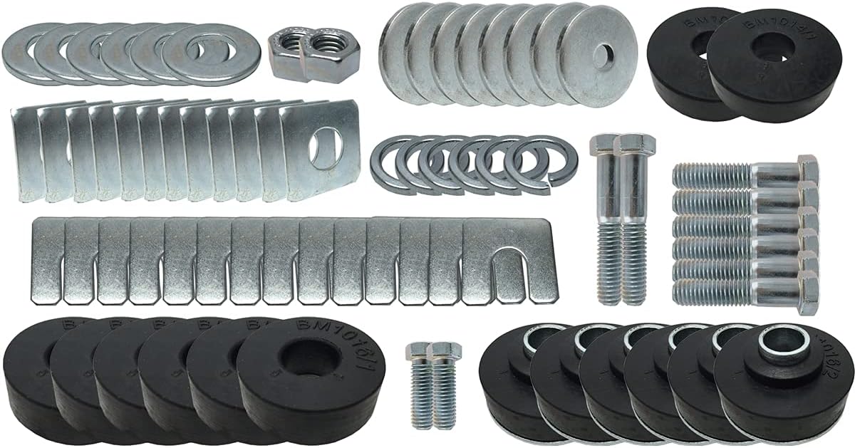 Body Mount OE Style Rubber Bushings Compatible with C2 Corvette Coupe 1964-1967 BM1015