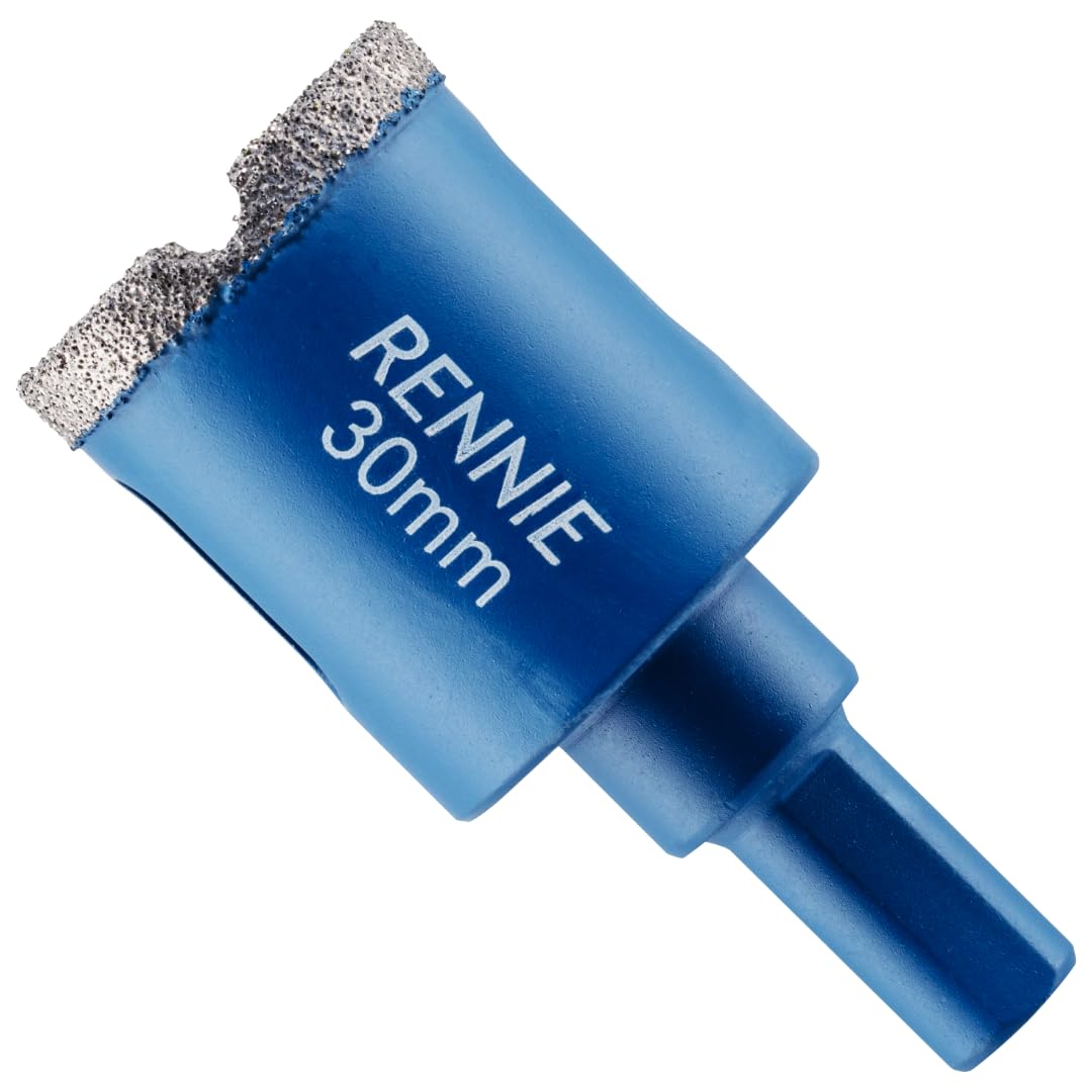 30mm Diamond Hole Saw Drill Bit With Tri Shank For Porcelain Tiles Ceramic Slate Stone Granite Marble Glass. Diamond Core Holesaw/Hole Cutter