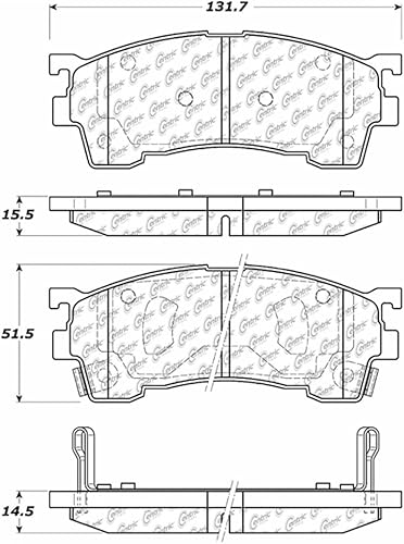 Miniatura 3 de Pastillas de freno delantero y rotores Frenos y rotores de disco de freno de automóvil Pastillas metálicas para Ford Probe 1993-1997 Se adapta a