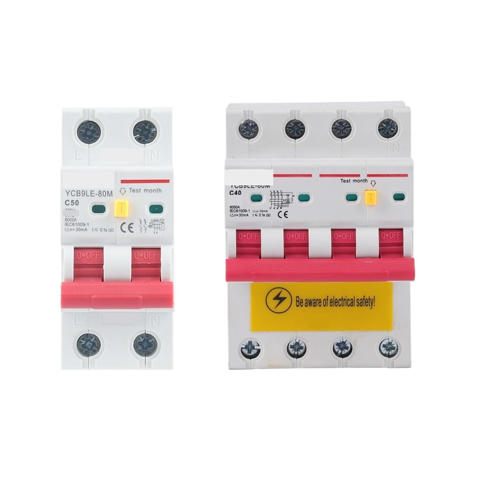4P 230V 30mA Residual Current Circuit Breaker with Over Current and Leakage Protection 6-63A(4P,20A)