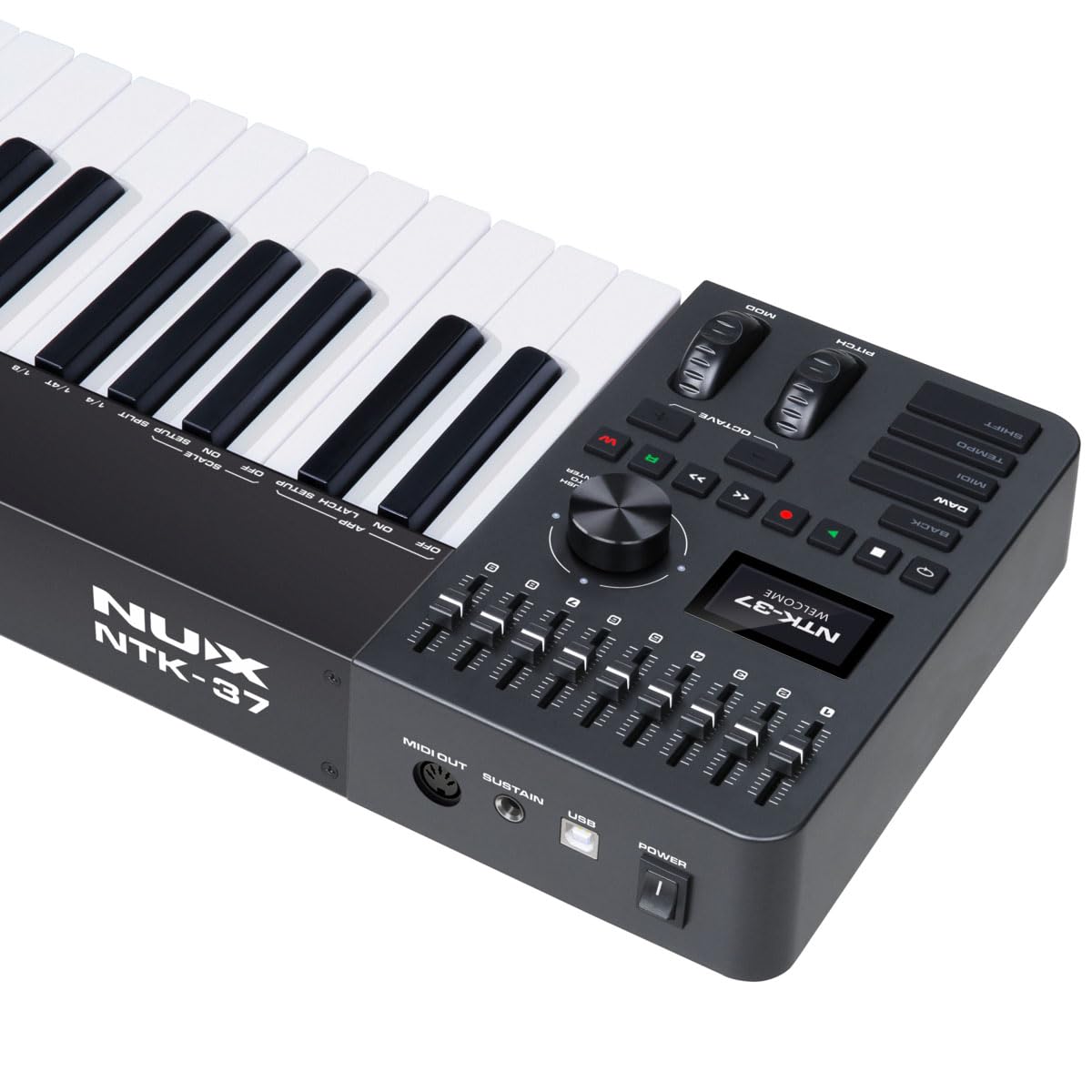 NOTAKLÖN Amazon.com: NUX NTK-37 MIDI Keyboard Controller : Musical Instruments