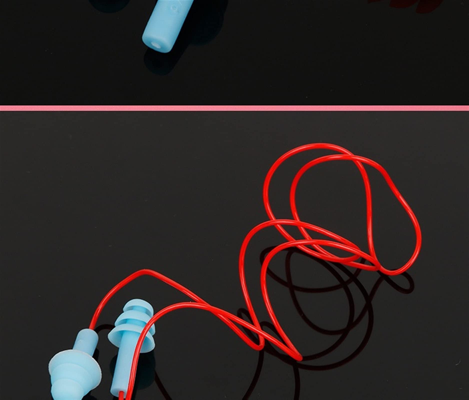 Tapones Oidos Ruido Cinturón de aislamiento de sonido Línea Reducción de ruido Earplugs for el sueño Aprendizaje de sueño Sueño de silicona Anti-ruido Protección de natación Earplugs (6 pares) Tapones
