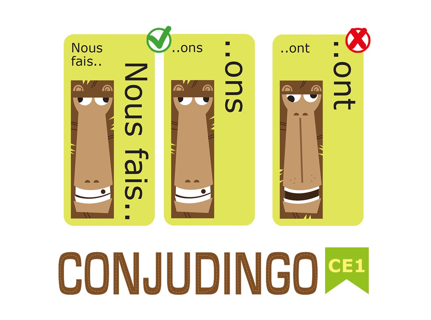 Acheter Conjudingo CE1 - Jeu de société - Cocktail games