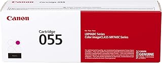 Canon Genuine Toner, Cartridge 055 Magenta (3014C001) 1 Pack, for Canon Color imageCLASS MF741Cdw, MF743Cdw, MF745Cdw, MF746Cdw, LBP664Cdw Laser Printers
