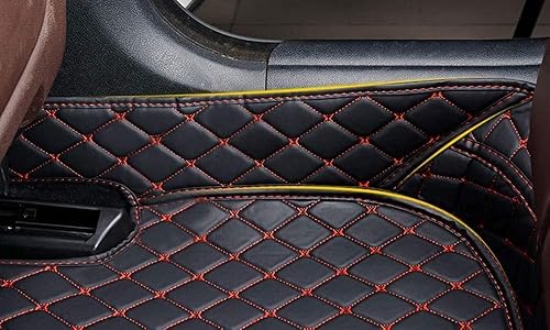 Miniatura 6 de Para AltimaArmadaBluebirdFrontierJukeKicksMaximaMuranoNavaraNP300NoteX-Trail - Tapetes de cuero para todo tipo de clima, forro impermeable para piso