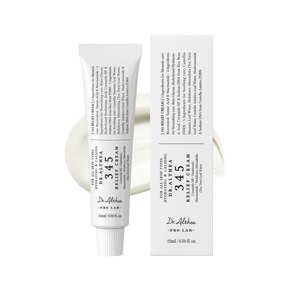 Dr.Althea 345 Relief Cream, 0.50 Fl Oz (Ver.2 - Pack of 1)