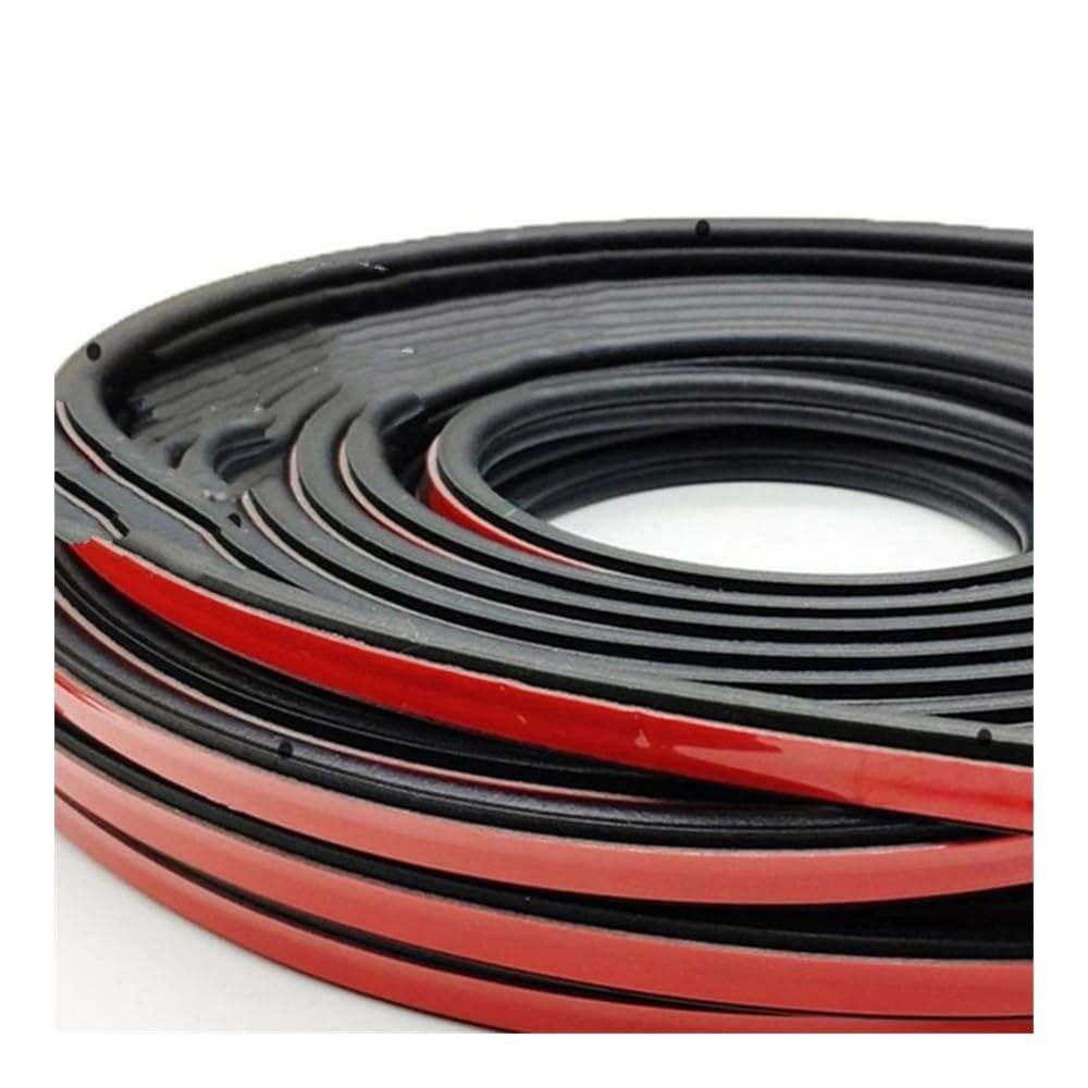 Sealing Strip 10M Car Door Soundproof Seal Strip Double Layer Rubber Weatherstrip Auto Interior