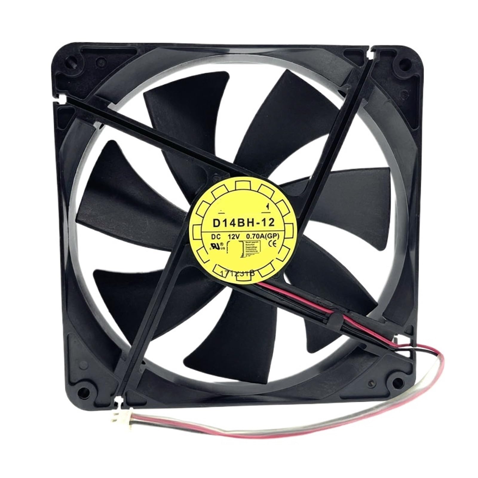 ANERTQUIH D14BH-12 140mm Cooling Fan 140X140X25mm 2500RPM 0.40A