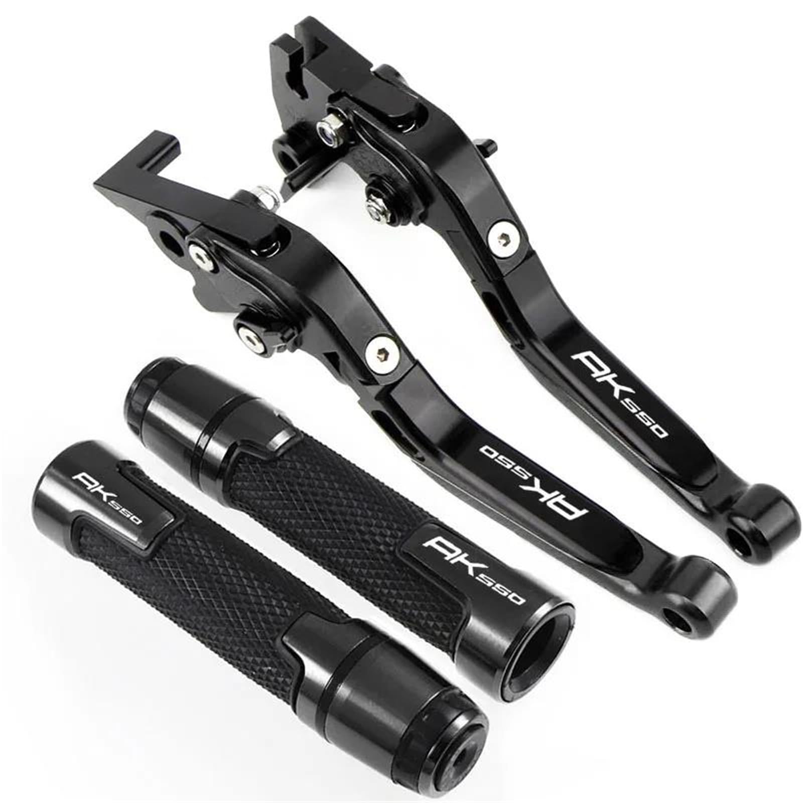 GQUIKGW Replace Motorcycle Accessories Adjustable Control Handles Pivot Brake Clutch Levers for KYMCO AK550 AK 550 2017-2020(Black1)