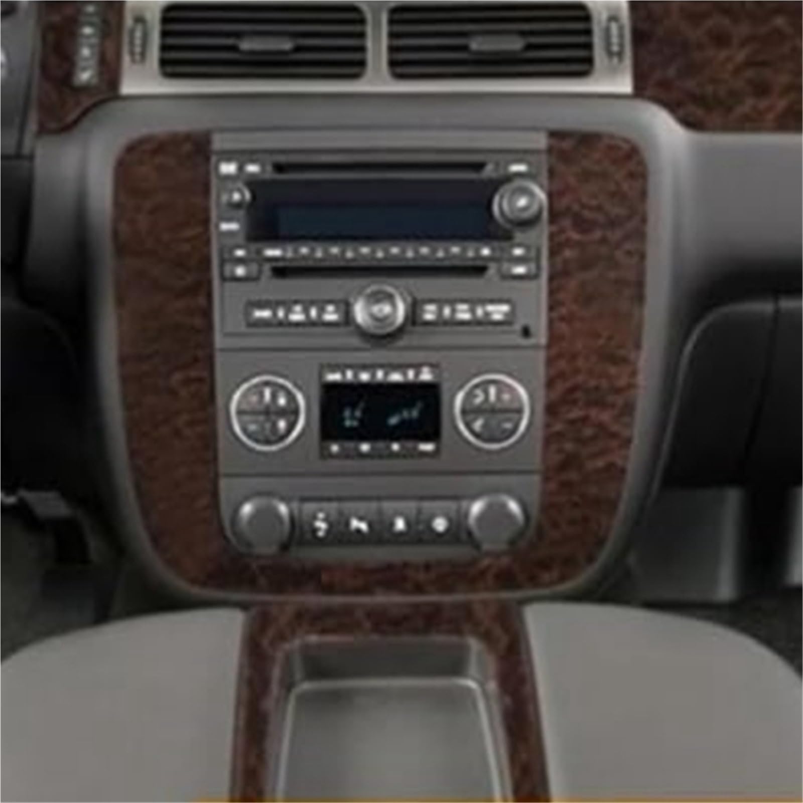 Cadre Radio Cadre Façade Façade d'autoradio 2Din 9 Pouces, Panneau vidéo pour GMC Yukon 2007-2012, Cadre de Lecteur multimédia