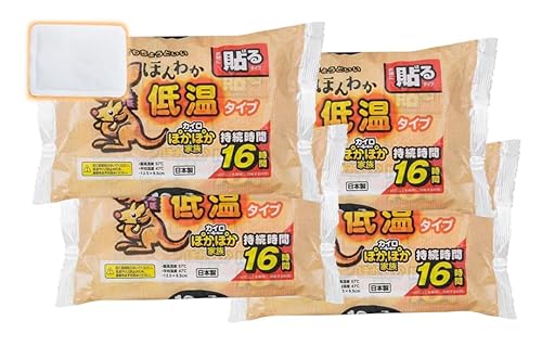 ぽかぽか家族 ほんわか 貼る レギュラー 低温カイロ 室内に最適 16時間持続【10枚入×4セット】
