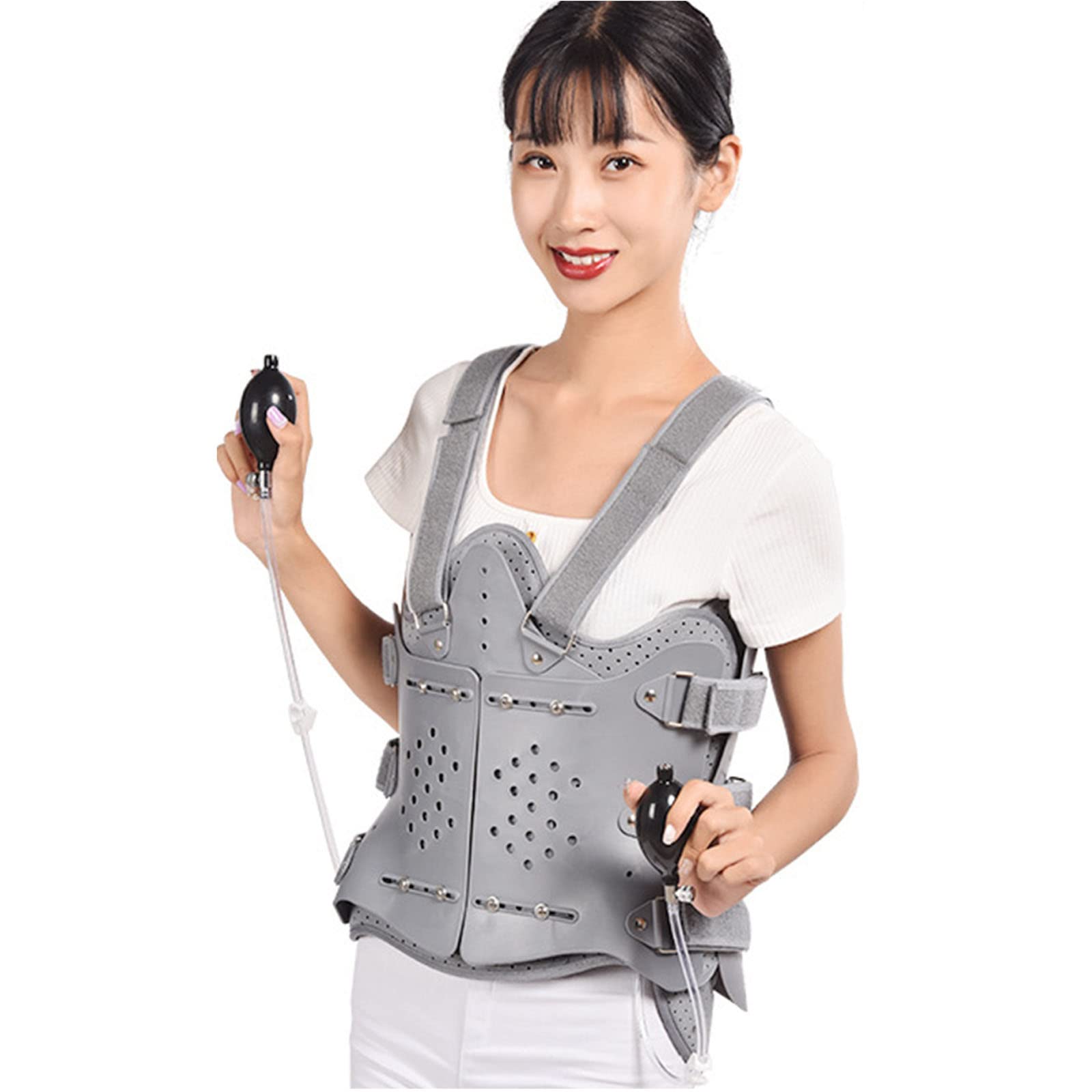 Buy WM&LJP Lightweight & Adjustable Back Brace for Kyphosis,Inflatable