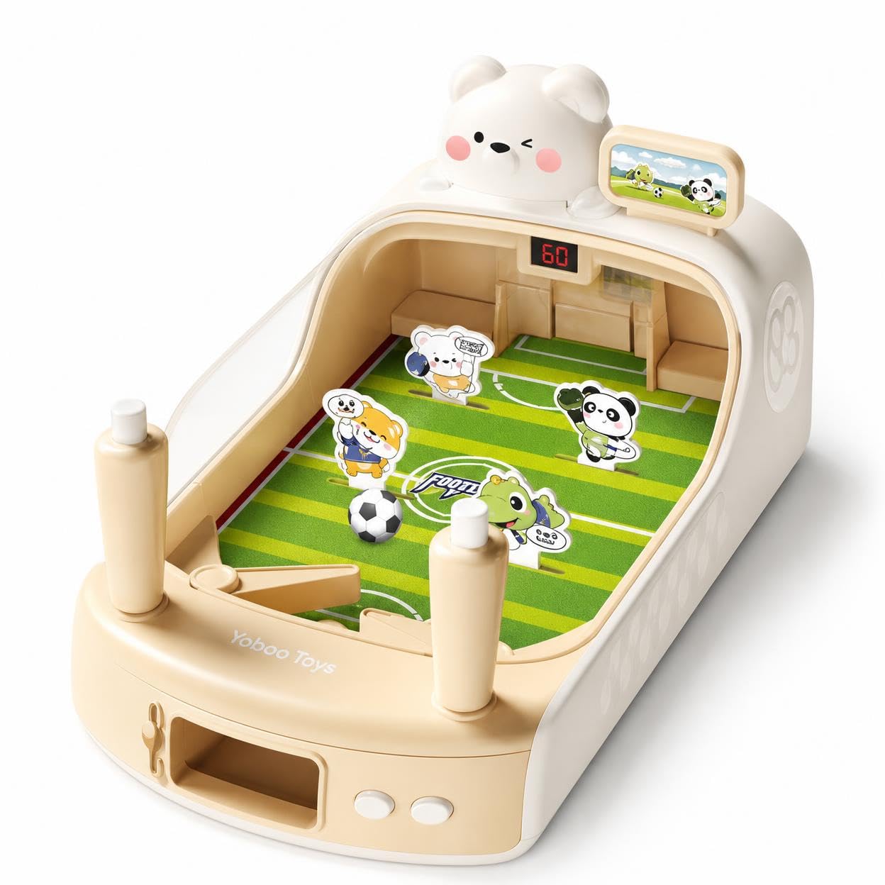 predolo Mini ín para Niños Pequeños, Juego Fútbol Mesa Interactivo, Regalo Niños