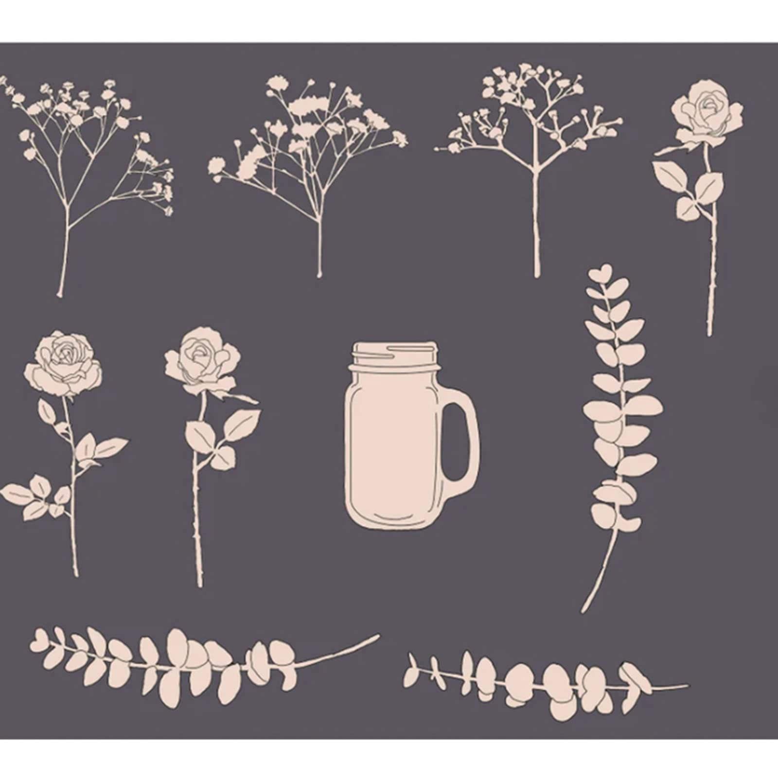 Stanzschablonen Blumen & Blüten Aus Metall – DIY-Prägeschablonen Für Karten, Scrapbooking & Deko