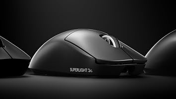Logitech G PRO X Superlight 2c Wireless Gaming Mouse 53g Professional Grade Compact Mouse with 5 Programmable Buttons USB-C Charging 44K DPI Sensor for PC/Mac, Report Rate Up to 8kHz, Pink