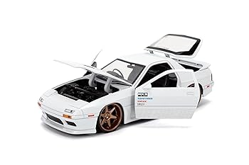 ミニカー JDM Tuners 1985 Mazda RX-7 FC 1/24 Jada 1:24 JDM Tuners 1985 MAZDA RX-7 FC Glossy Black/White