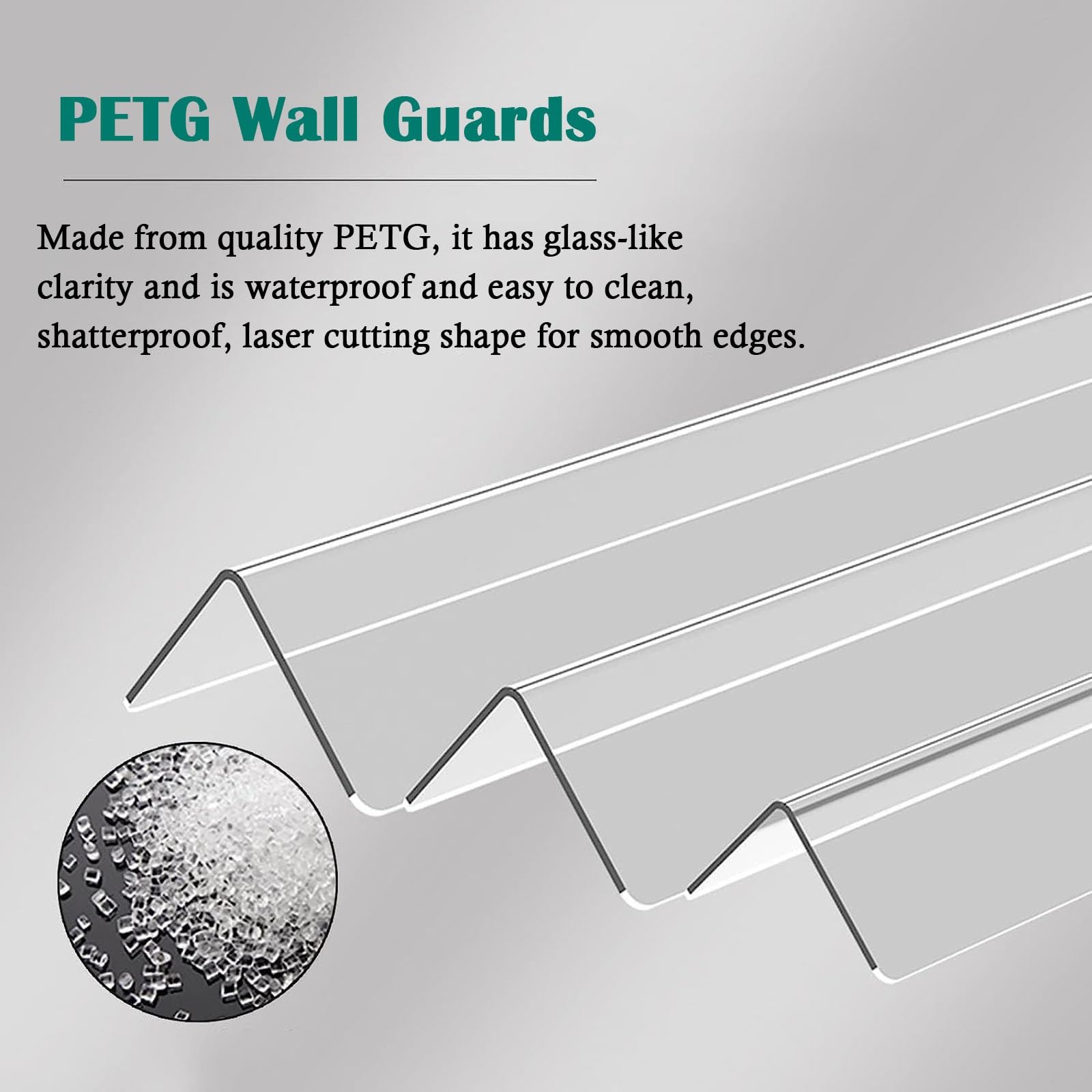 Perfil para esquinas paredes Protectores De Esquinas De Pared De 60, 100, 140, 160 Y 180 Cm De Longitud, Moldura De Esquina, Para Bancos De Laboratorio Y Oficinas(4 PCS,L X W 120 x 4cm/47 x 1.6in)
