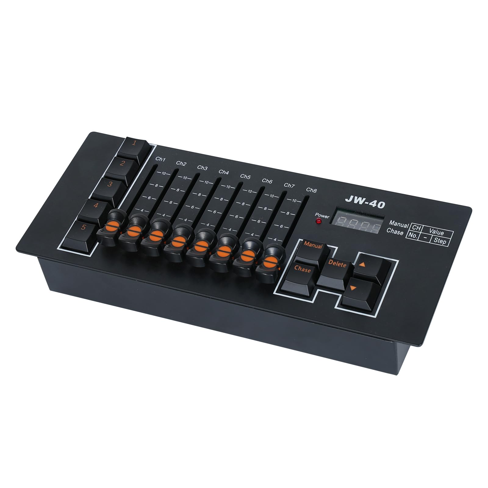 DMX Controller, 40 CH DMX 512 DJ kontrol cihazı, entegre pilli DMX