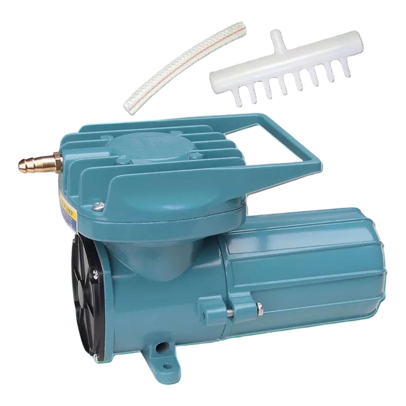 Fenteer Pompa d'Aria per Acquario DC 12V Aeratore per in Metallo, Multiuso Portatile, Strumento, Pompa d'Aria per Acquario Pompa d'Aria per, 12 V 60 W, 220x110x136 mm
