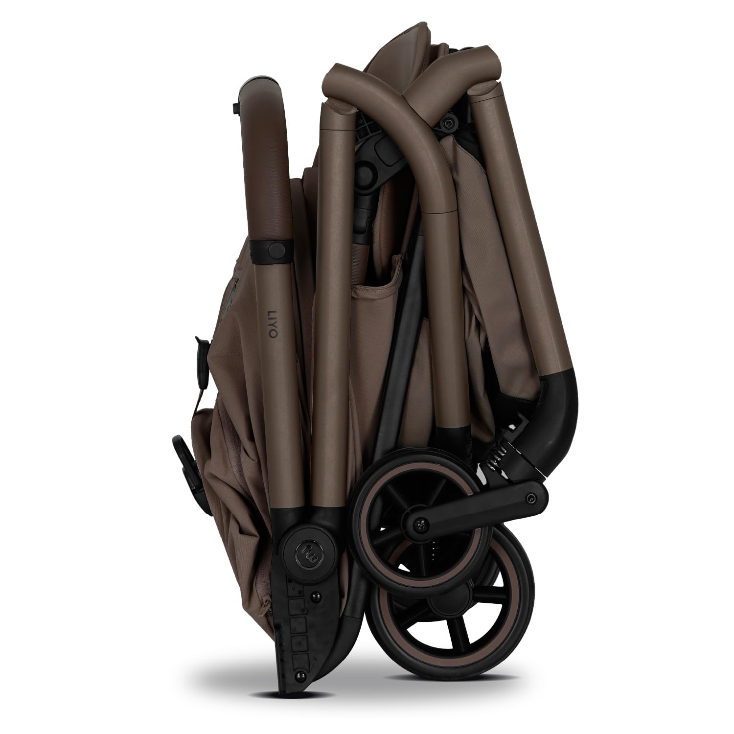 my junior® LIYO Buggy, ab Geburt bis 22 kg, IATA-zugelassen, EvoOne™ Technologie, Einhand-Faltmechanismus (Mocca Brown, LIYO Buggy)