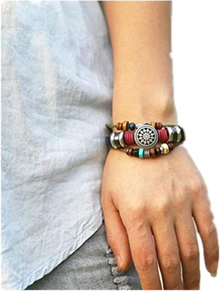 Bracelet! Daoroka Vintage Bohemia Wind Beaded Multilayer Hand Woven Bracelet Best Gifts for Women (♥)