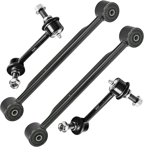 Miniatura 137 de Detroit Axle - Kit de brazos de control frontal RWD para Chrysler 300 Dodge Challenger Charger Magnum, 2 brazos de control superiores 2 rótulas