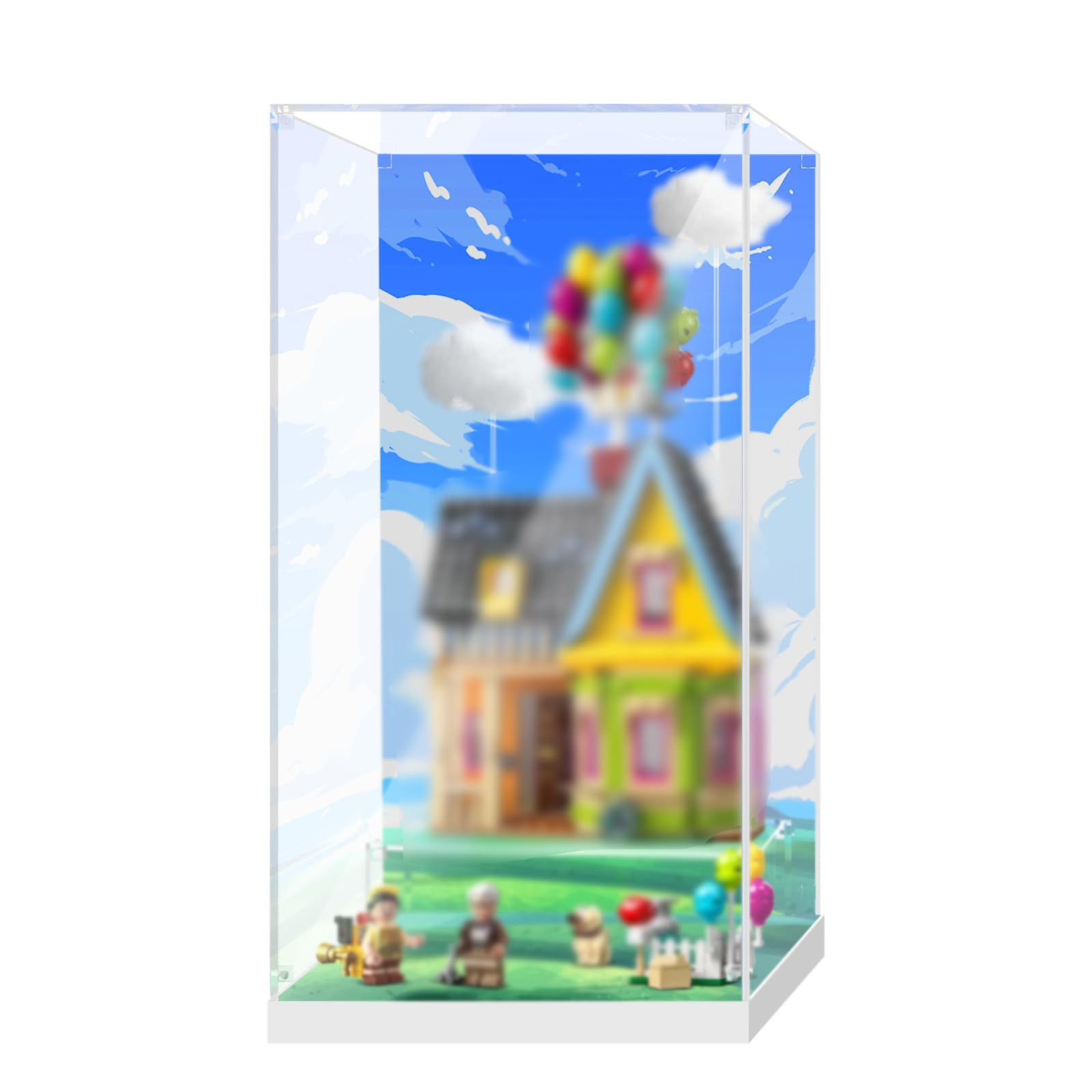 PIPART Acrylic Display Case for Lego 43217 Up House, Dustproof Clear Display Box (Display Case ONLY, The Model NOT Included)
