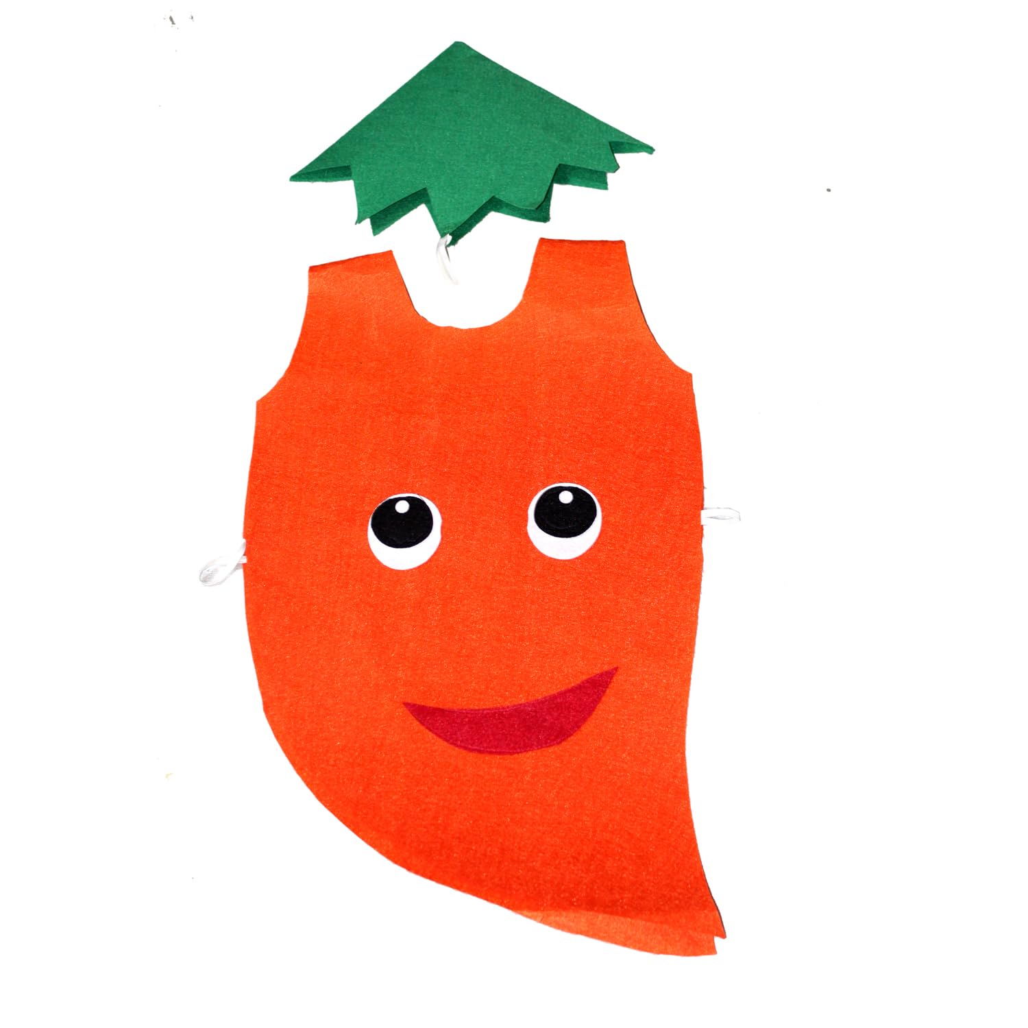 - Kaku Fancy Dresses Fruit and Vegetable Costume Paper Cutout with Cap For Kids | Healthy Food Costume For Boys & Girls (Tracksuit Not Included)