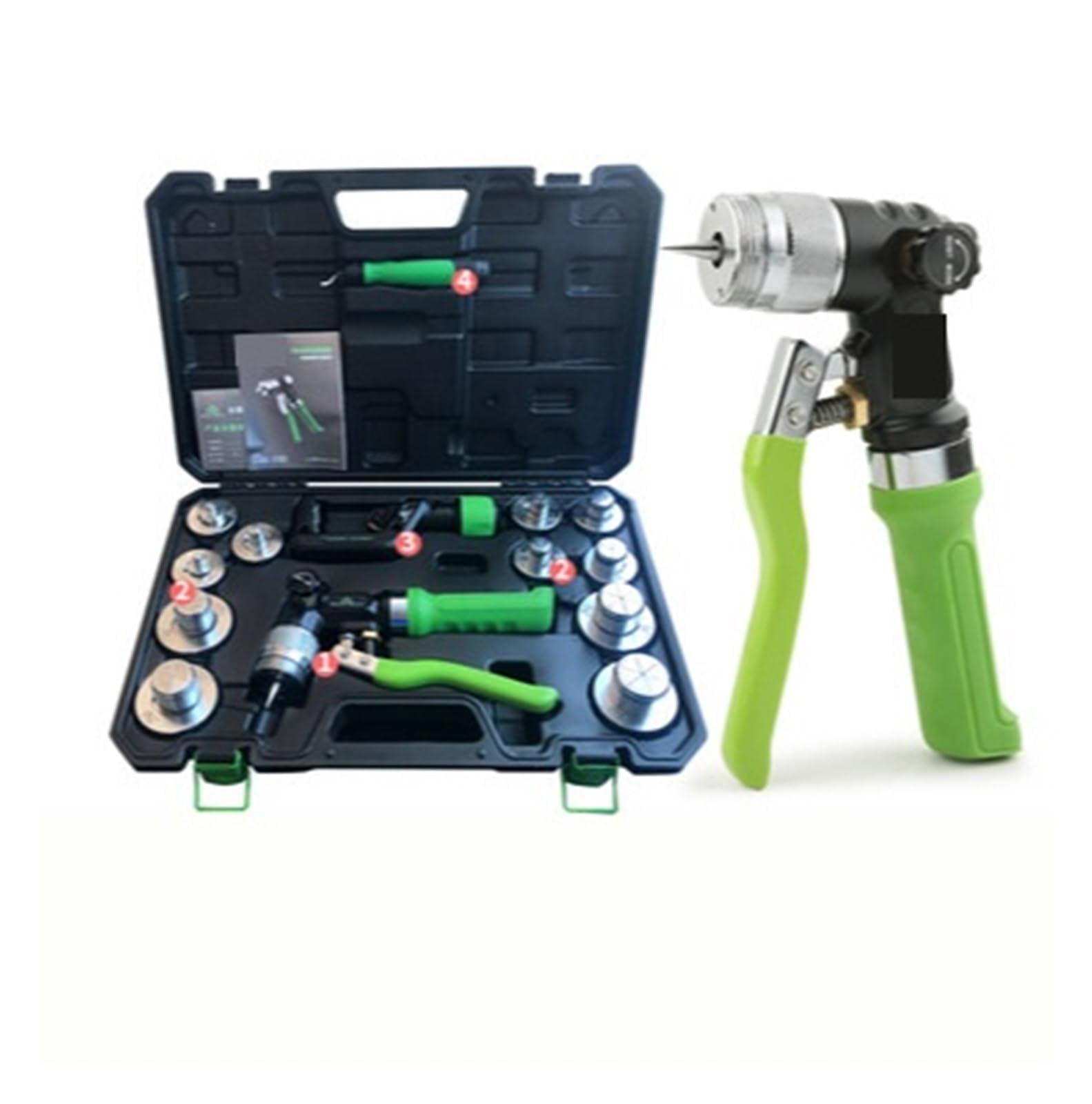 Herramienta expansora hidráulica para tubos de cobre y aluminio, se adapta a 9,52-28,6 mm, ideal para expansión de tuberías de aire acondicionado