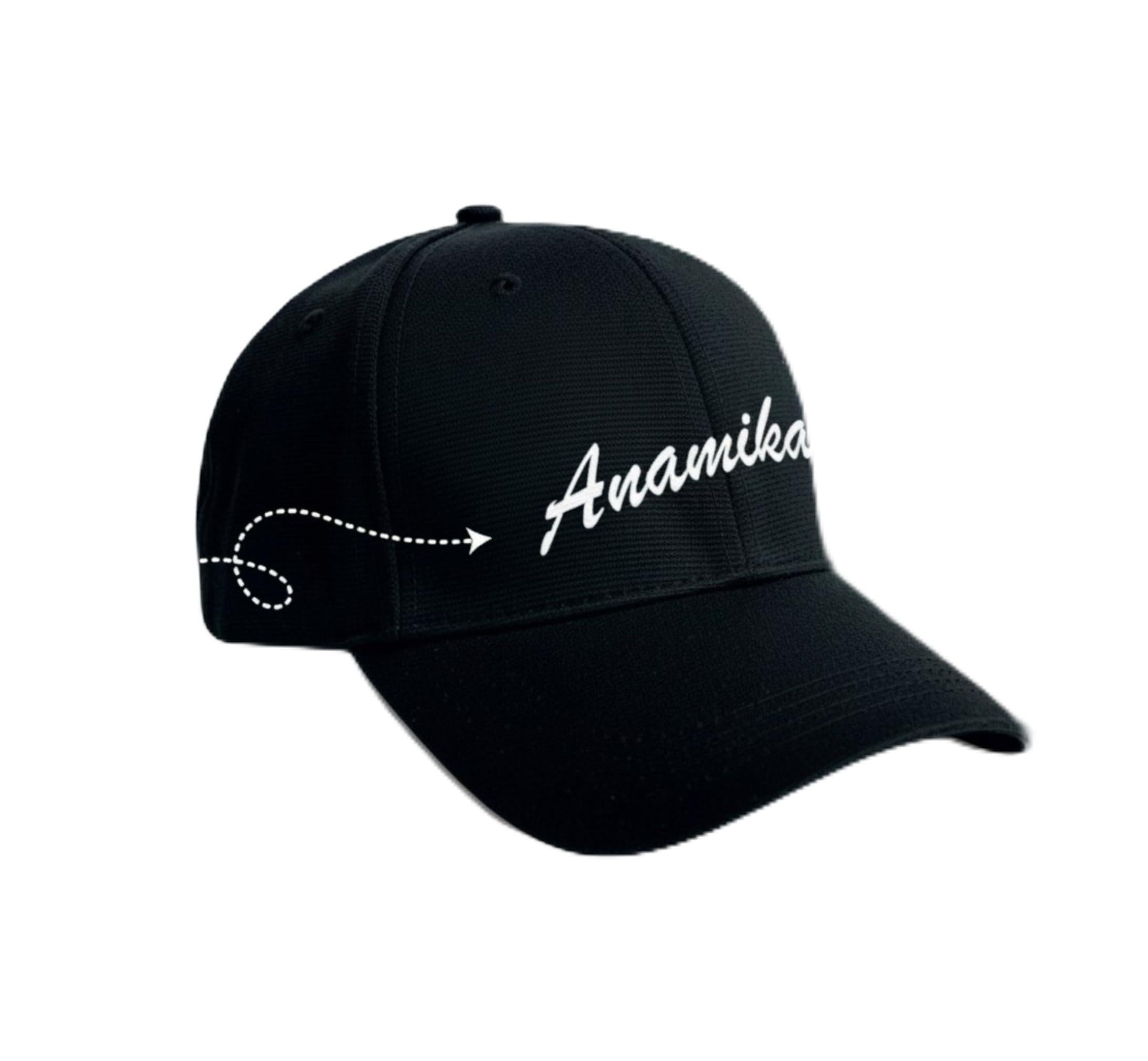 Personalized Kids Cap with Name – Black Custom Name Printed Cotton Baseball Cap for Boys & Girls | Unisex Adjustable Kids Hat Cap for Children-image-19
