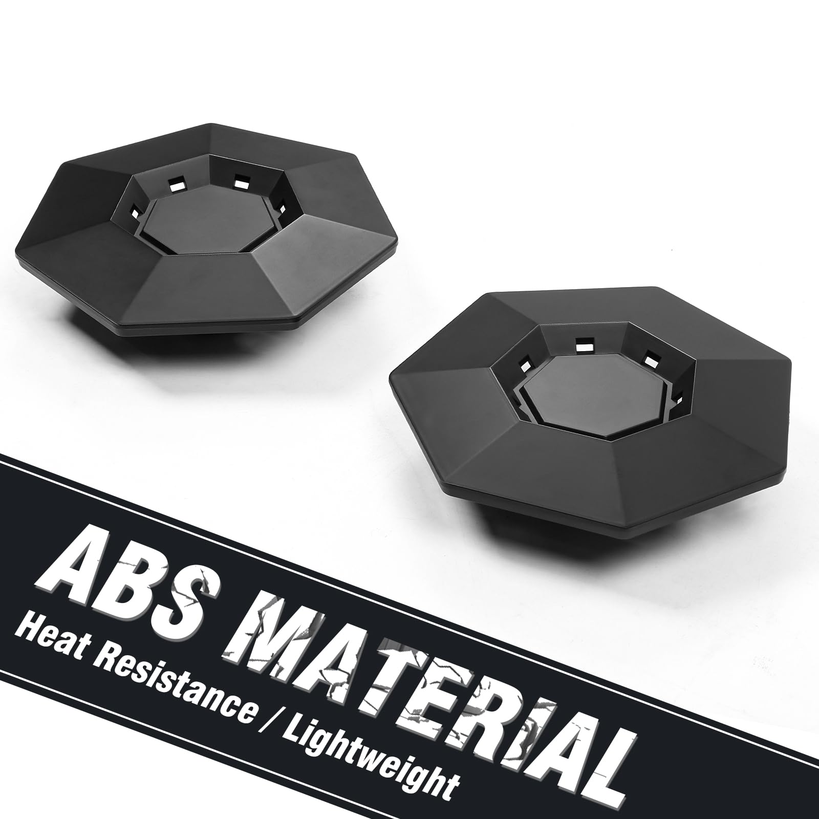 Foronetry Wheel Hub Center Caps For Tesla Cybertruck (2024) - ABS Covers, 4-Pack