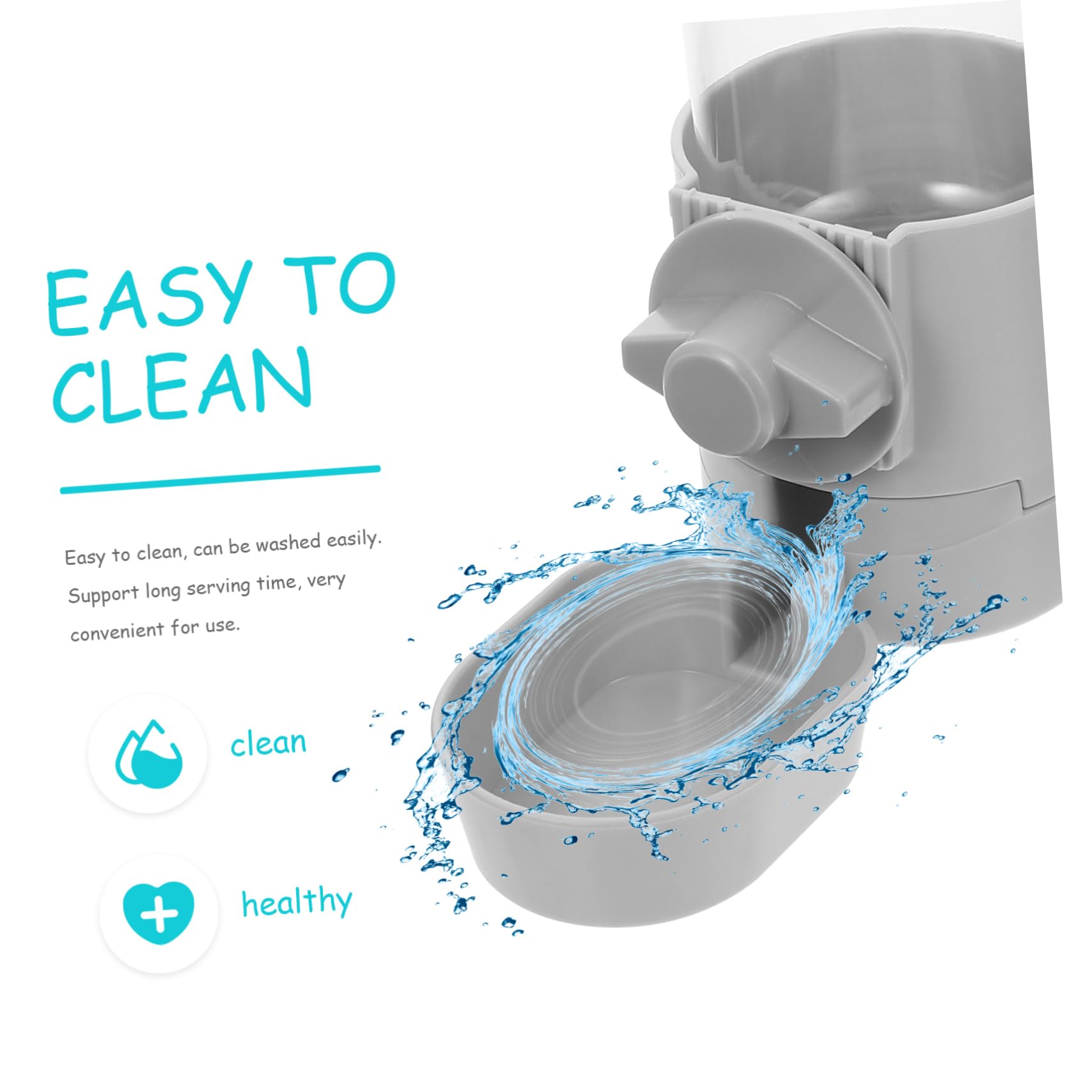 SUPVOX Safe Plastic Material Dog Water Dispenser Automatic Pet Water Fountain Hanging Drinking Fountain for Small Medium Pets