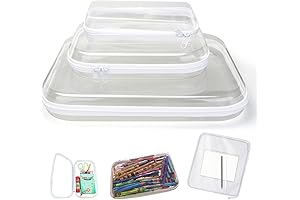 Durable Hard Sided Clear Plastic Pencil Case With Zipper