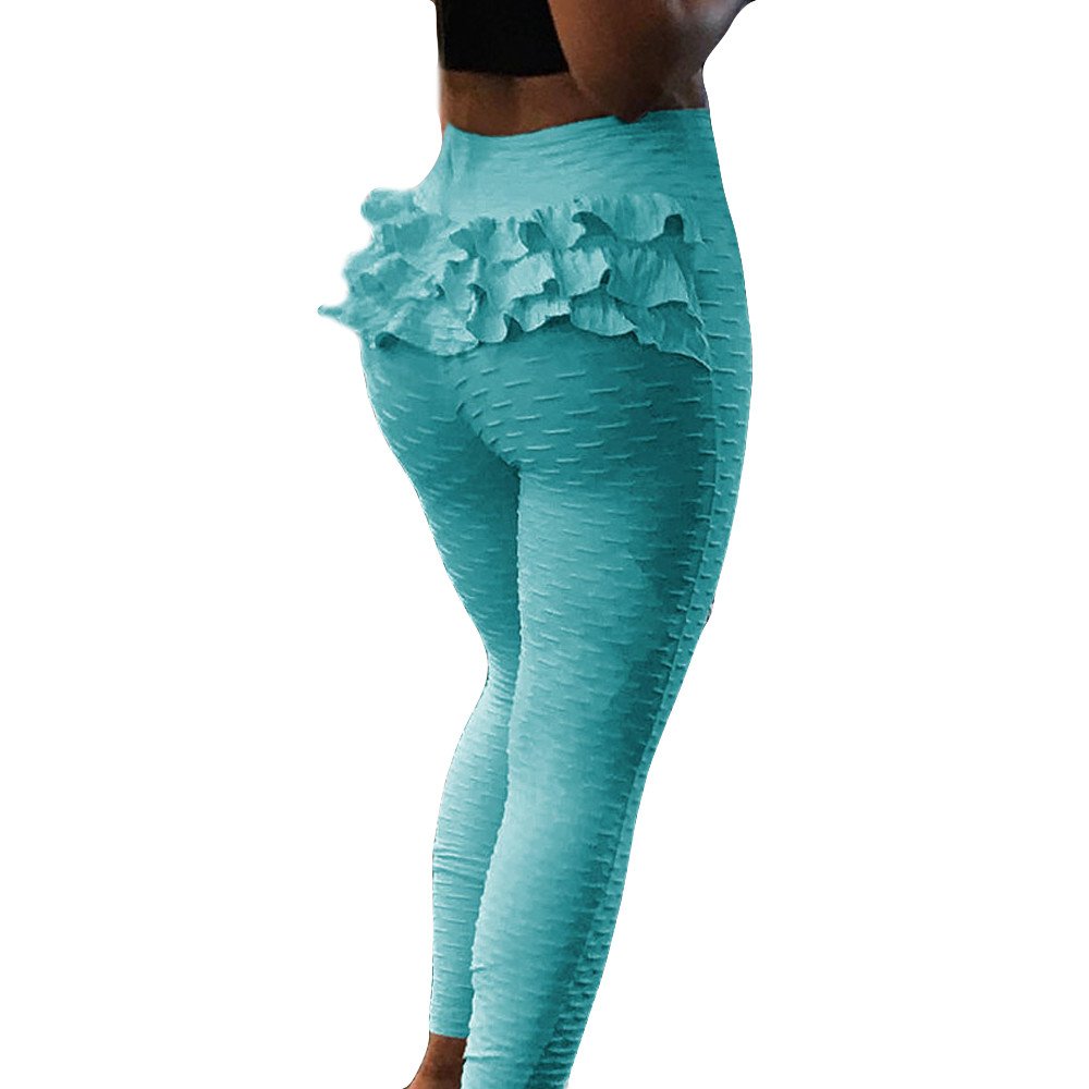 Ruffled yoga pants Clearance