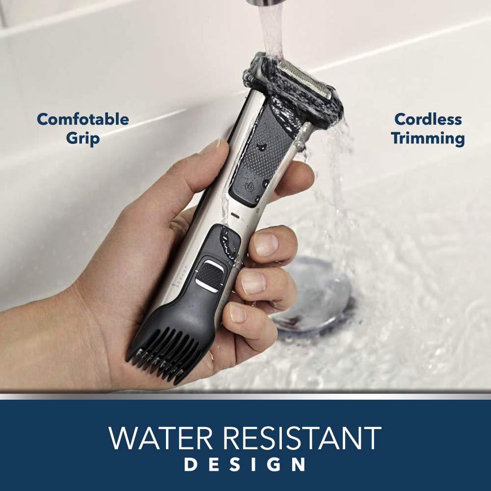 Philips Bodygroom trymer i golarka narzędziowa, uniseks dwustronna regulowana pełna obudowa, wodoodporna (seria 7000, BG7030/49) zamiennik dla BG2040 BG2034