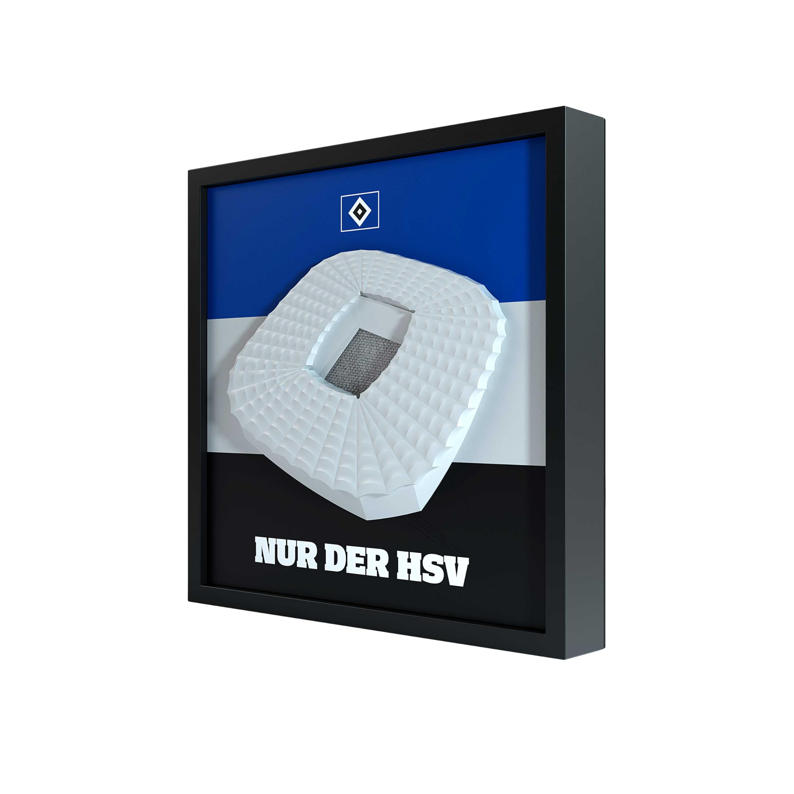 HSV FanBox – Offizielles HSV-Lizenzprodukt | Kabelloser Stadion-Sound mit Bewegungssensor, 17 originalgetreue Fangesänge & Hymnen | Geschenk für Fußball-Fans, 25×25 cm
