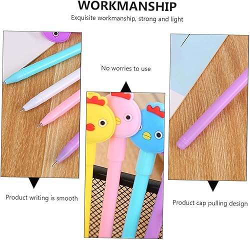 Miniatura 6 de EXCEART Pluma estilográfica de parche de silicona para estudiantes frescos, 15 uds