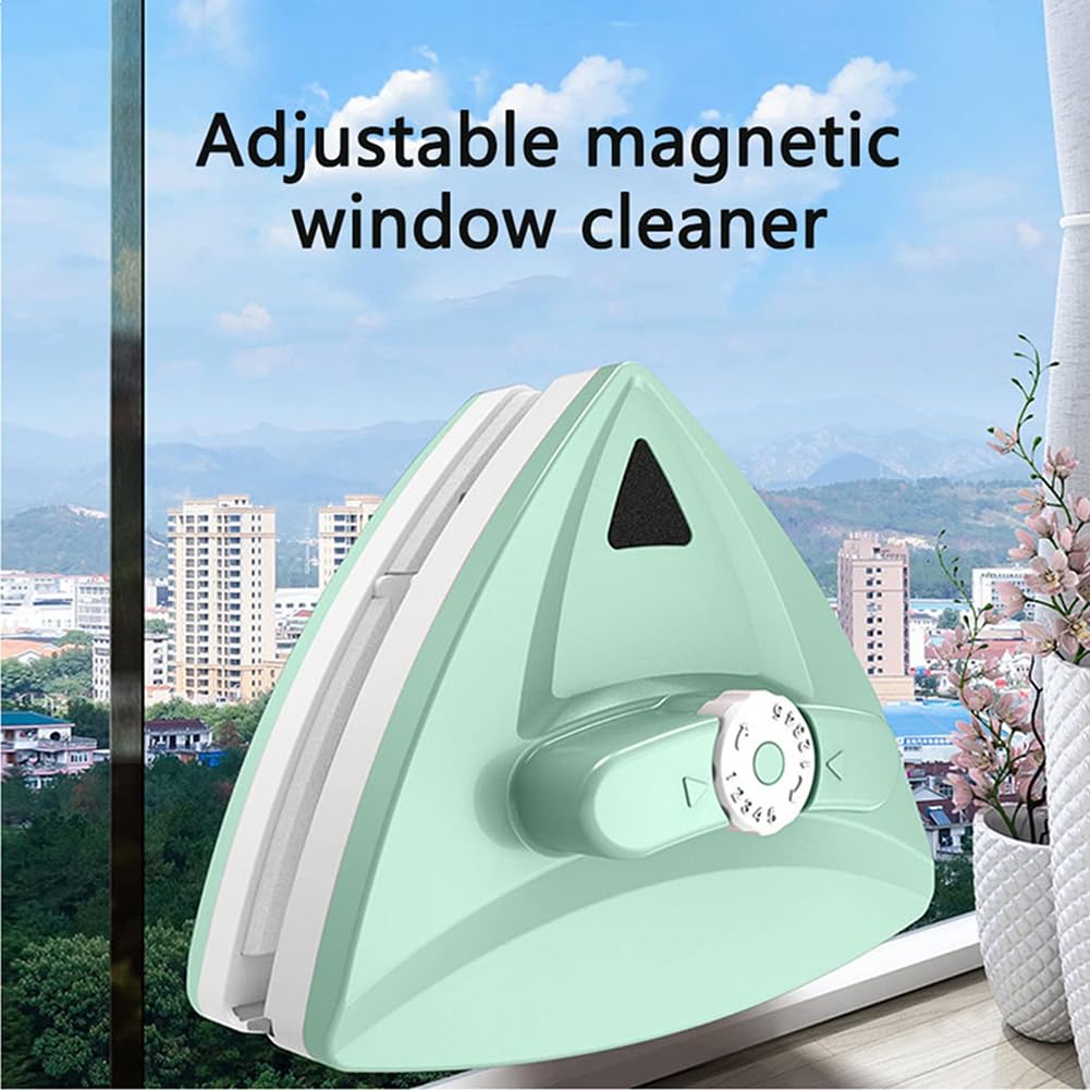 Nettoyeur de vitres magnétique pour double vitrage - 5 vitesses réglables
