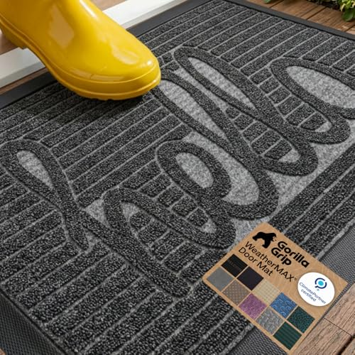 GORILLA GRIP WeatherMax Doormat 35x23