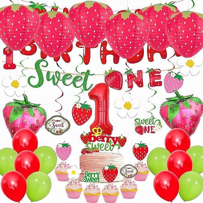 8PCS Strawberry Paper Lanterns, Strawberry Hanging Paper Lantern Decorations Strawberry Decoration Hanging for Room Birthday Party Wedding Garden Decor - 8 Inch, Red - Image 6