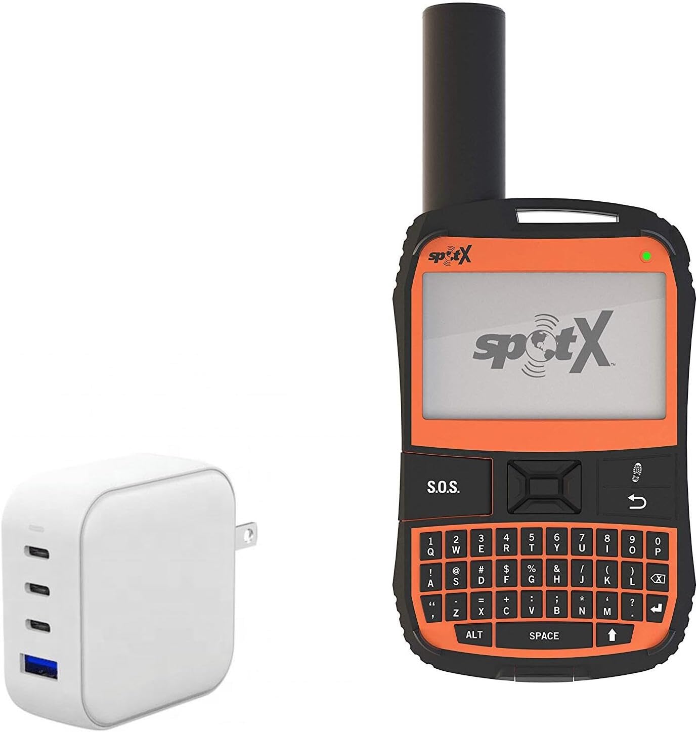 BoxWave Charger Compatible with SPOT X - PD miniCube (100W), 100W 3 PD Port Wall Charger International - Winter White