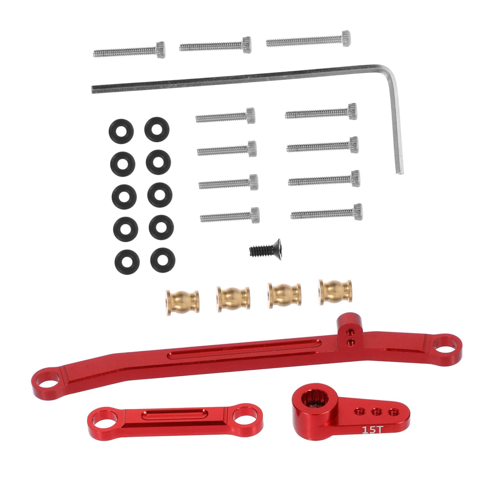 Abaodam 1 Set Metal Steering Rod Rc Car Toy Accessory Scx24 Compatible Rc Car Repairing Kit
