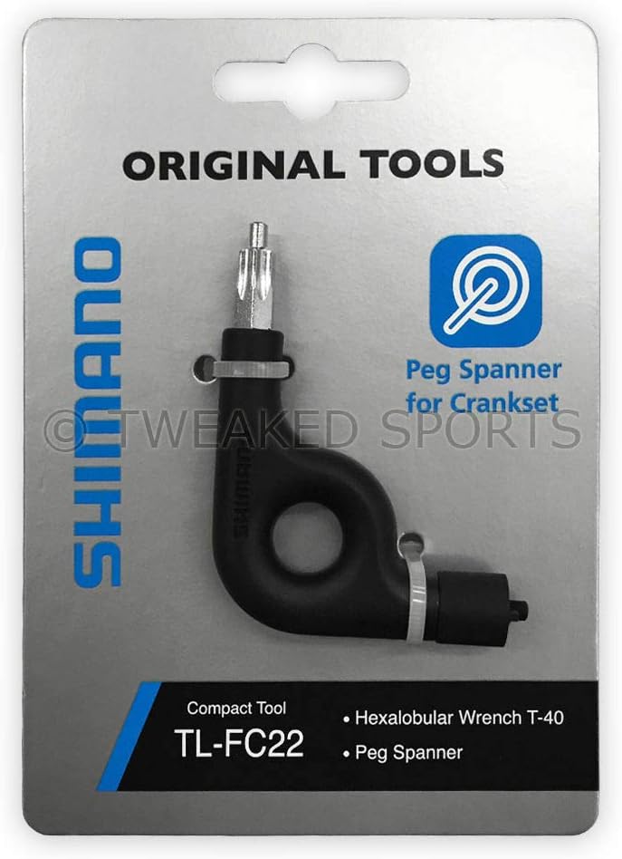 Shimano Tl-Fc22 T-40 Hexalobular Chainring Bolt Backing Tool Black, One Size