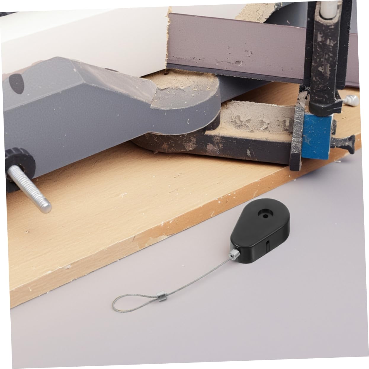 Automatic Retractable Cable Tether Lock Box 3pcs Steel Cable Locks for Security Safety for Merchandise