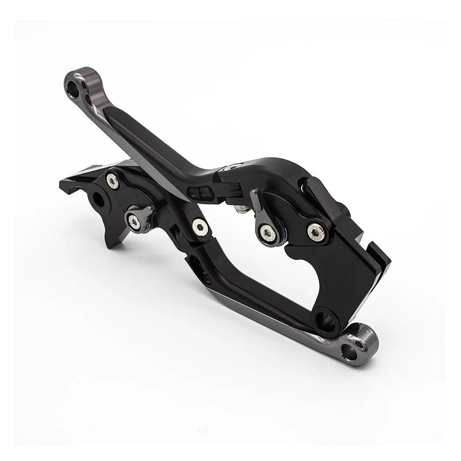 RVEVFBKBAL Brake Clutch Lever Folding Extendable for Shadow CB400 CB500 CB750 CB600 CB900 for Hornet CBR600 F4I 400 600 750 VTX1300 CBR900RR(Gray)