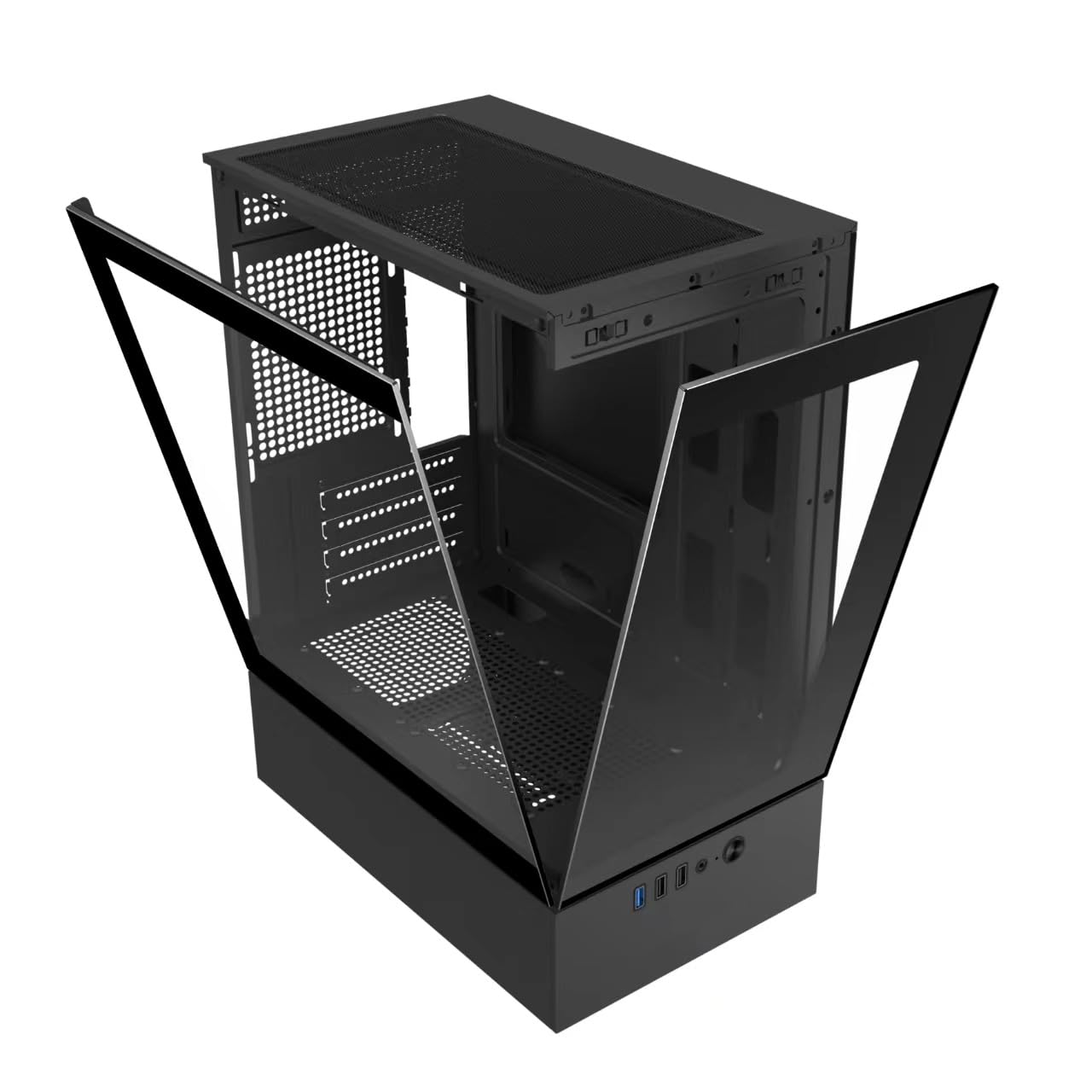 VIPRTECH Stryker 4.0 Gaming PC, Ryzen 7, RTX 5060 8GB, 16GB/1TB, Onyx Black | AMD Ryzen 7 4.4GHz Liquid Cooled, RTX 5060 8GB, 16GB DDR4 RAM, 1TB SSD, 700W PSU