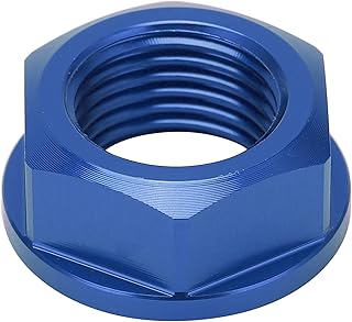 Wheel Axle Nut, Motorcycle Wheel Hub Nut Aluminum Front Wheel Spindle Nuts Screws M16x1.5 Replacement for CRF250R/CRF450R/CRF250RX(blue)