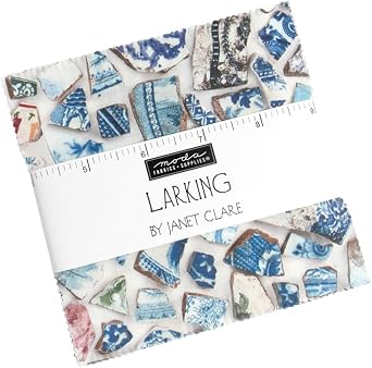 Larking Charm Pack By Janet Clare 5-inch Precut Fabric Squares 42 pcs